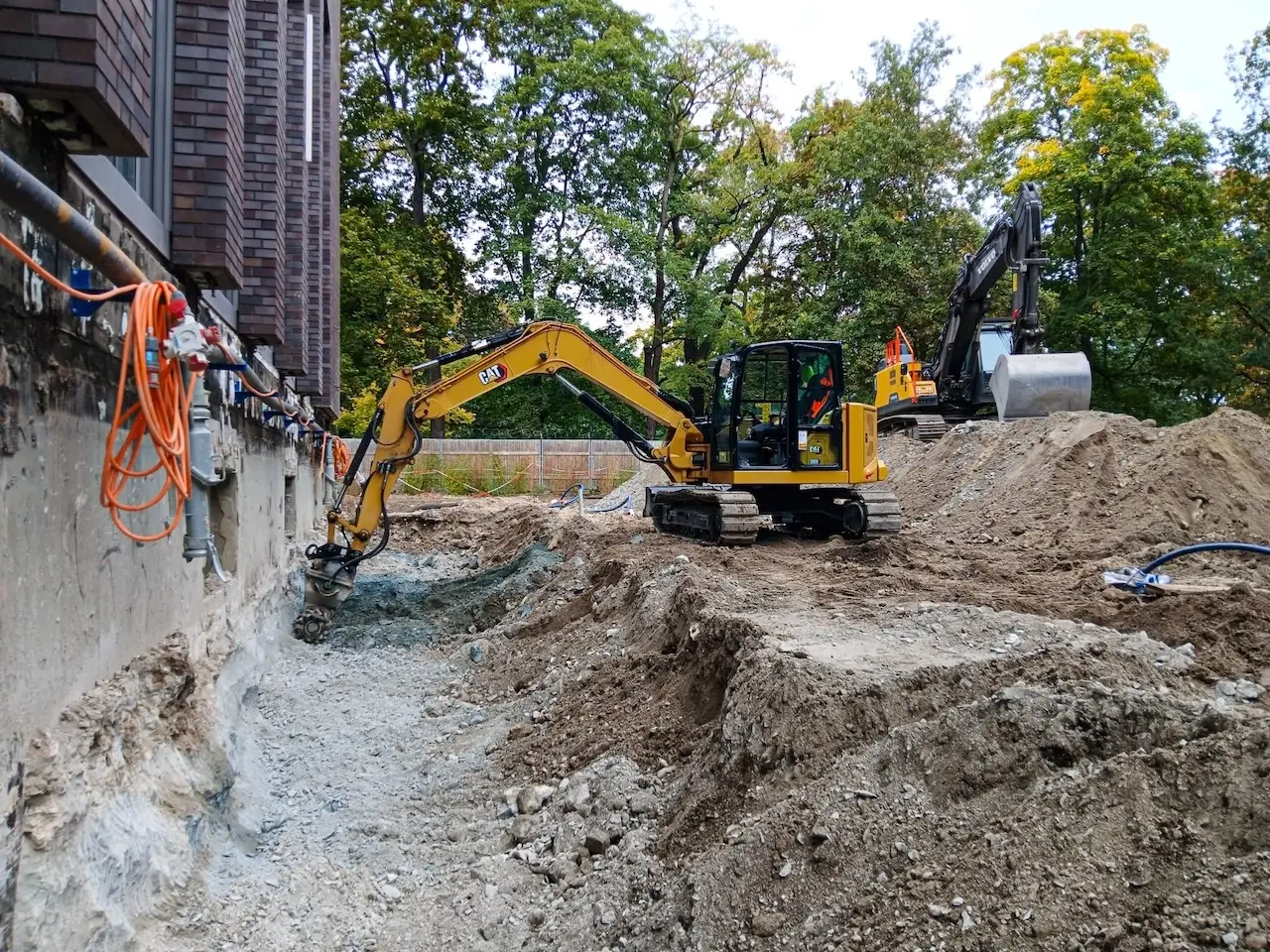 Fräsarbeiten im Grundbau von Czwikla Spezialfräsen